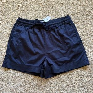 Lou & Grey‎ Black Drawstring Shorts Women’s Small Lyocell Blend Pull On NWT